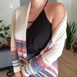 Long Knit Cream Cardigan Nordstrom
